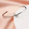PVD Coated Gold Plated C Shape Stainless Steel Titanium Steel Simple Style Waterproof Non Tarnish Bangle