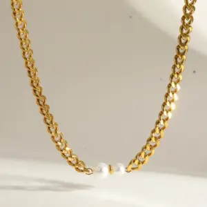 2-Length 40+5CM-Necklace / Gold