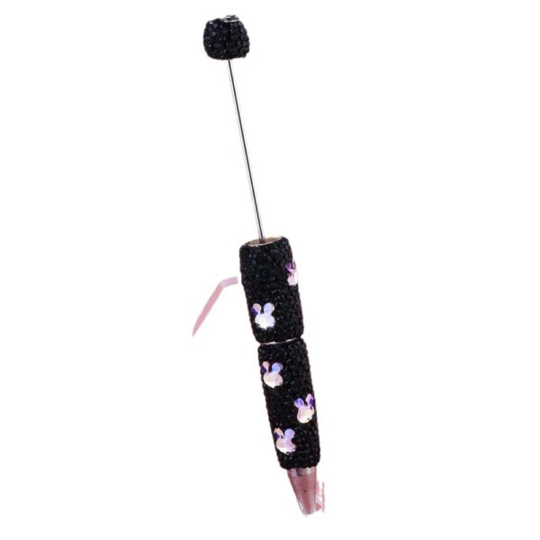 oly-a24a13703ff107435319d919357df50e Wholesale Live Selling Colorful Cute Rabbit Zircon ill Pen Ceramic Mud Full Diamond Beaded Pen DIY Beaded Aessories