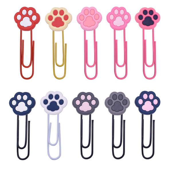 Wholesale Random 50pcs Cartoon Paper Clip Creative Metal Bookmark