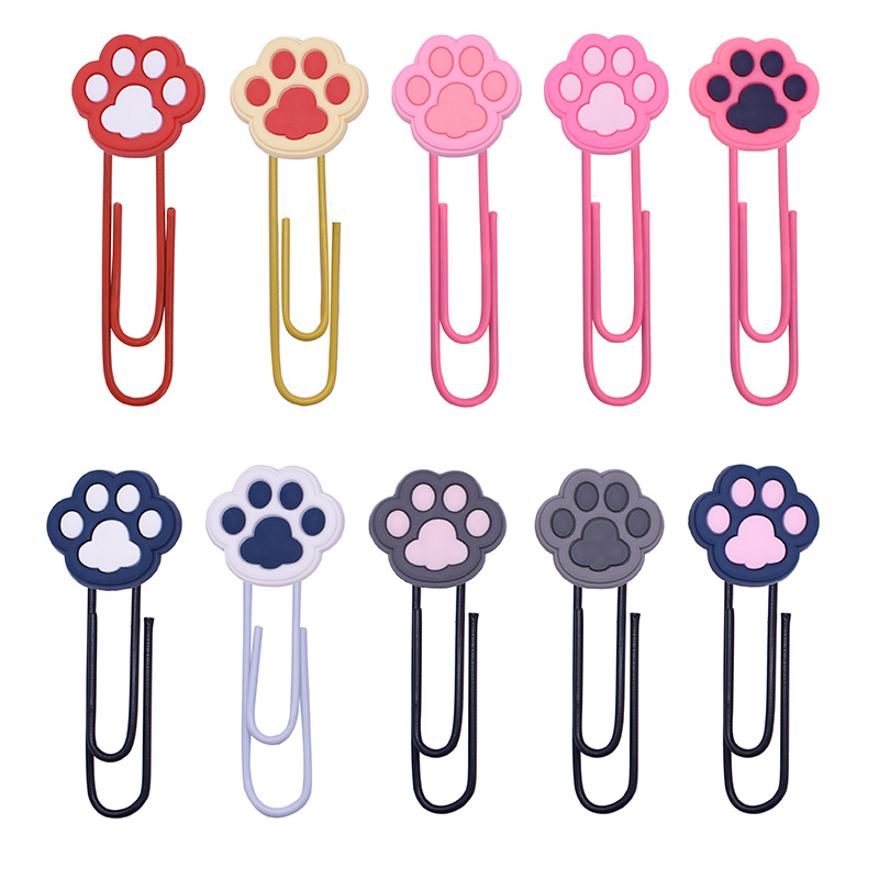 Wholesale Random Cartoon Paper Clip Creative Metal Bookmark