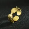 Wholesale New Gold Oval Simple Stainless Steel Ring