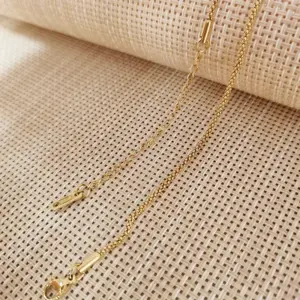 1.9mm Golden Corn Chain / 50 5cm Extension Chain