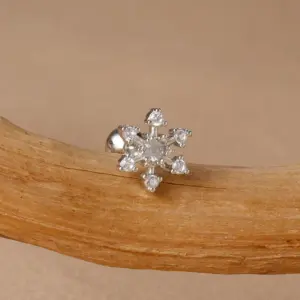 Y20437-9-Silver-White diamond-1pc