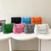 oly-a26b032958e8e3a6bc48d5d47a535e5b Wholesale Cross-Border New Style Small Fragrant Chain Bag Solid Color Rhombus Embroidery Line Eagle Head Women's Bag Large Capacity Single Shoulder Crossbody Bag Commuting