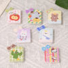 Wholesale Cartoon bow double-sided printed bead accessories