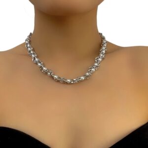 Pearl wrap necklace l0042x