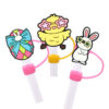Wholesale Random 10pcs 10M Easter dust plug straw hat creative DIY cup