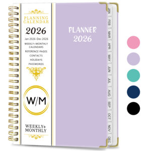January 2026 - december 2026 / A5-purple