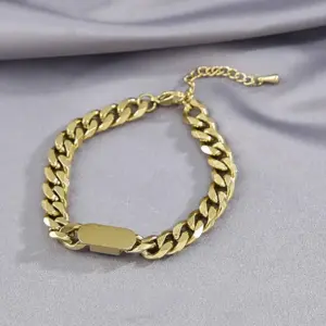 02 -A6 Titanium Steel Bracelet / Gold