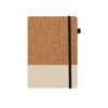 Wholesale Cross-Border A5 Environmentally Friendly Spliced ​​Cork and Pu Notebook Set Business Office Notepad with Customized Logo
