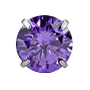 Titanium Natural Color Pointed Bottom (purple Orchid) / M0.9 Thread*8mm