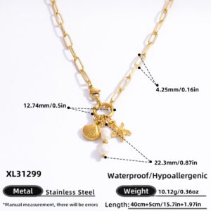 XL31299 / Electroplated 18k real gold