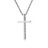 oly-a2b2878efede9379b4dccb25264ee914 Wholesale Cross-border Amazon Titanium Steel Simple Cross Necklace Neutral Style Gender-free Pendant for Men and Women Woolen Chain Pendant