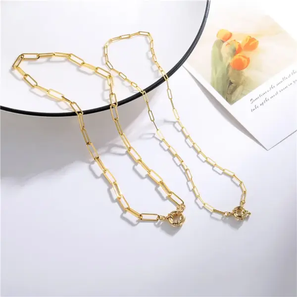 Wholesale Copper Geometric Copper Necklaces