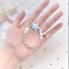 Wholesale Ceramic Bracelet No Fade Women's Summer Artistic Popular New Chinese Style Fresh Student Ocean Series Adjustable Hand Rope