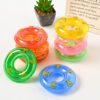 Wholesale Children's small toy mini swimming ring small yellow duck accessories milk tea shop Donut small swimming ring