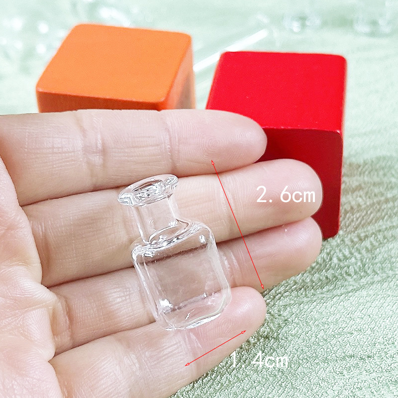 Wholesale Doll House dollhouse Simulation Scene Furniture Ornaments Mini Micro Glass Bottle Small Aessories Crafts