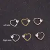 Wholesale Fashion Heart Diamond Copper Earrings
