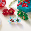 oly-a30c1fe17f9b9c0e17594c0df283f886 Wholesale Factory direct Christmas earrings creative Christmas elk snowflake ball asymmetric earrings women