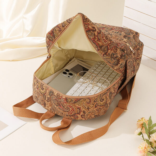 Wholesale Retro Large-Capacity Lightweight Universal Men's and Women's Retro Cork Backpack Travel Backpack