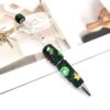 Wholesale New Christmas Full Diamond Pen Creative DIY Beaded Pen Santa Claus Elk Snowman Kt Cat Cartoon Gift Pen
