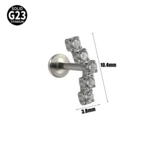 #5 Steel Color / Rod Thickness * Rod Length 1.2x8mm