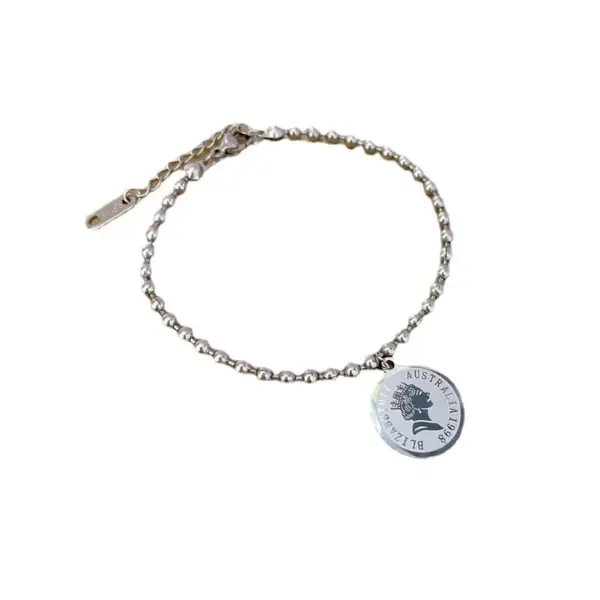 Wholesale PVD Coated Real Gold Plated Constellation Titanium Steel Cartoon Style Waterproof Non Tarnish Bracelets