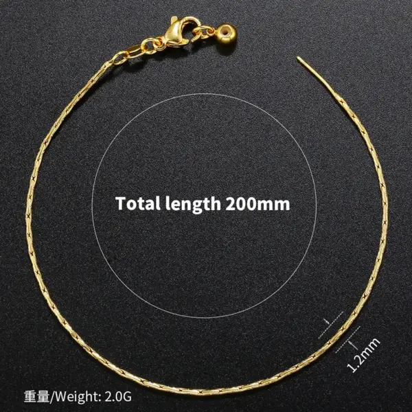 Wholesale Simple Style Geometric Copper Gold Plated Necklace In Bulk