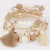 Fashion Flower Alloy Pearl Artificial Gemstones Women's Bracelets 1 Piece