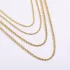 Wholesale 201 Stainless Steel 304 Stainless Steel Gold Plated Simple Style Plating Geometric Necklace
