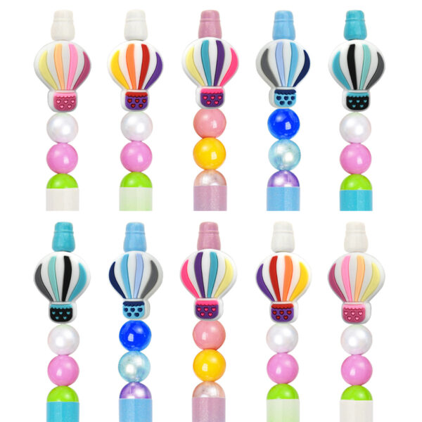 oly-a35d54a08f79421c20ef1607ab4451ee Wholesale DIY Cute Cartoon Pvc Beaded Patch Pen Handmade Beading