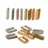 PVD Coated Real Gold Plated 18K Gold Square Rectangle 304 Stainless Steel Vintage Style Waterproof Non Tarnish Ear Studs
