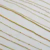 Wholesale PVD Coated 18K Gold Real Gold Plated Round 304 Stainless Steel Fashion Waterproof Non Tarnish 304 Stainless Steel Necklace