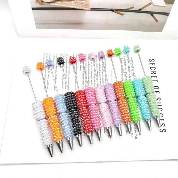 Wholesale DIY Pearl Full Diamond Beading Pen Full Coverage Pen Cap Pearl Heavy Industry