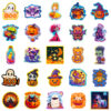 Wholesale 50 Halloween Day Graffiti Stickers Pumpkin Bat Castle Dark Cute Ghost Cartoon Stickers DIY Luggage