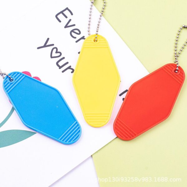 Wholesale Luggage luggage tag wholesale plastic round diamond number plate hotel key card buckle label tag tag printing Logo