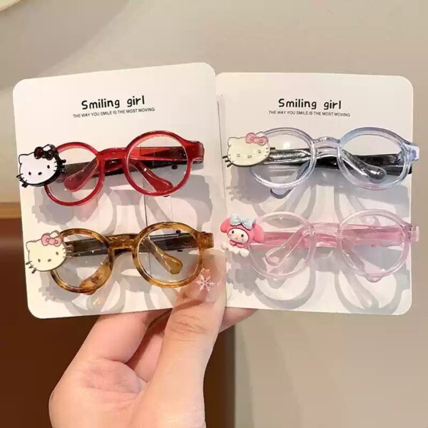 Wholesale Cartoon Cute Small Glasses Frame Hairpin Card Doll Accessory Children's Hairpin