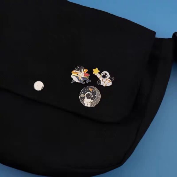 oly-a3c07641bb4d25658778cab866358a7f Wholesale Astronaut Brooch Cute Space Planet Astronaut Metal Brooch