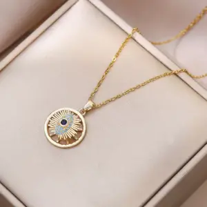 X4288 Eye Rotating Necklace