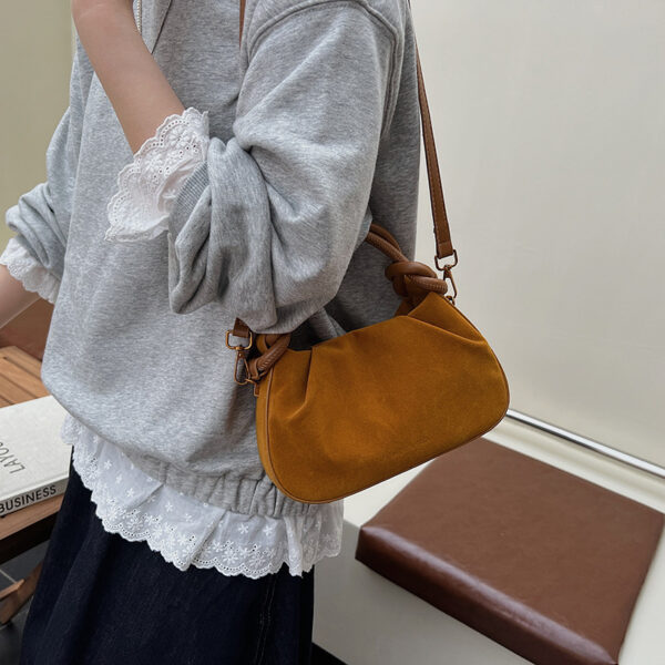Wholesale Vintage Pleated Bucket Crossbody Bag