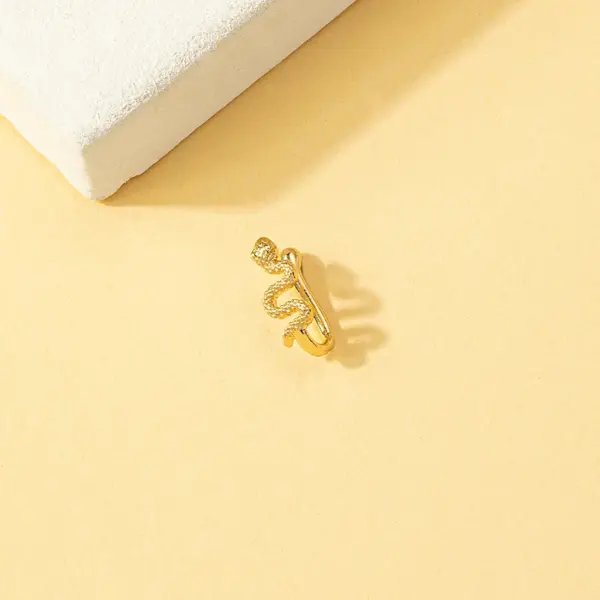 Wholesale Vintage Style Snake Alloy Gold Plated Nose Ring Nose Pin