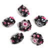 Wholesale Black diamond studded bead