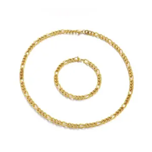 PVD Coated 18K Gold Plated Geometric Titanium Steel Fashion Waterproof Non Tarnish 304 Stainless Steel Lobster Trier Clasp Closure Bracelets