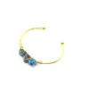 Wholesale Retro Geometric Ferroalloy Handmade Crystal Bracelets Bangle In Bulk