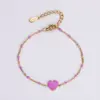 Wholesale Sweet Heart Shape 316 Stainless Steel Bracelets In Bulk