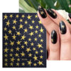 Wholesale Nail Art Stickers i Laser Purple Glitter Silver Starry Nail Art Stickers