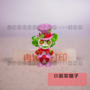 Purple hat (small model, height about 10cm )