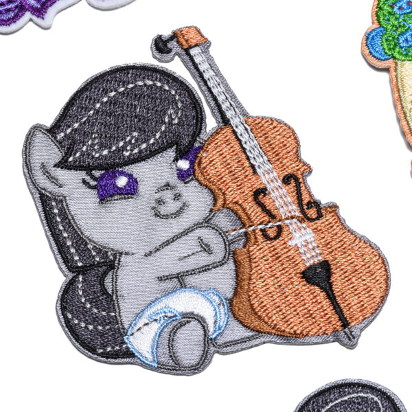 Wholesale Cartoon Embroidered Rainbow Cute Pony Series Fabric Applique