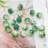 Wholesale 10cm Gradient Colorful Diamond Ball Full of Diamonds Straight Hole through Hole Colorful Soft Clay Fragrant Balala Ball Beads Loose Beads Factory
